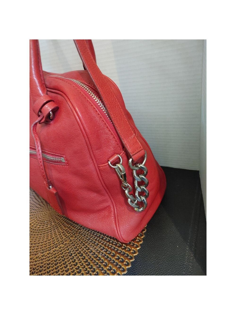 Michael Kors Knox Leather Satchel - Picture 3 of 8